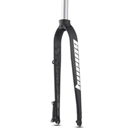 ZECHAO Mountain Bike Fork ZECHAO 26 / 27.5 / 29in Suspension Fork Bicycle Front, Ultralight Aluminum Alloy 9mm Axle Disc Brake 1-1 / 8" Bicycle Accessories Road Bike Hard Fork Accessories (Color : Black, Size : 29inch)