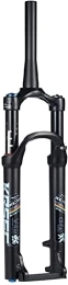 ZECHAO Spares ZECHAO 26 27.5 29Inch Mountain Bike Front Fork, MTB Suspension Air Pressure Bicycle Shock Damping Adjustment Lock Out Travel 120mm Accessories (Color : Black, Size : 27.5 inch)
