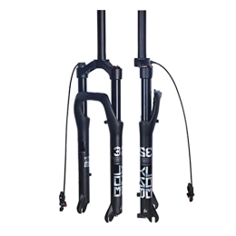 ZECHAO Mountain Bike Fork ZECHAO 26in Stroke 135mm Suspension Front Fork, 9 * 135mm Quick Release Magnesium Alloy Disc Brake Air Supension Bike Front Fork Accessories (Color : Remote-26in, Size : Damping)
