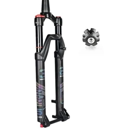 ZECHAO Spares ZECHAO 27.5 29" Suspension Front Fork, Aluminum Alloy 15mm Thru Axle Disc Brake With Rebound Adjust Air Supension Front Fork Mountain Bike Accessories (Color : Remote Lock, Size : 29inch)