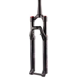 ZECHAO Mountain Bike Fork ZECHAO 27.5 / 29in Air Mountain Bike Suspension Fork, Rebound Adjustment 130mm Travel 1-1 / 2" MTB Bicycle Front Fork 15 * 100mm Accessories (Color : Black, Size : 27.5inch)