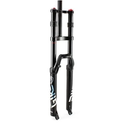 ZECHAO Mountain Bike Fork ZECHAO 27.5 / 29in Double Shoulder MTB Bicycle Suspension Fork, 150mm Travel Aluminum Alloy 9 * 100mm Air Supension Front Fork Accessories (Color : Black, Size : 27.5inch)
