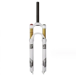 ZECHAO Spares ZECHAO 29 / 27.5 / 29er Mountain Bike Suspension Forks, Ultralight Aluminum Alloy Rebound Adjustment 9mm Axle 120mm Travel with Graduated Ruler (Color : Straight Manual Lock, Size : 27.5inch)
