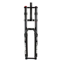 ZECHAO Spares ZECHAO Air Supension Front Fork, 15 * 100mm Axle Double Shoulder 27.5 / 29in Mountain Bike Suspension Fork With Rebound Adjustment Travel 150mm Accessories (Color : Black, Size : 29inch)