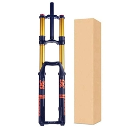 ZECHAO Mountain Bike Fork ZECHAO Air Supension Front Fork 27.5 / 29inch, 200mm Travel Bicycle Shock Absorber Forks MTB Front Fork 110 * 20MM Axle Electric Bicycle Accessories (Color : Gold-orange, Size : 27.5inch)