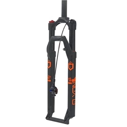 ZECHAO Mountain Bike Fork ZECHAO Air Supension Front Fork 27.5 / 29inch, Aluminum Alloy 9 * 100mm Axle Mountain Bike Suspension Forks 1-1 / 8" 120mm Travel Accessories (Color : Black, Size : 29inch)