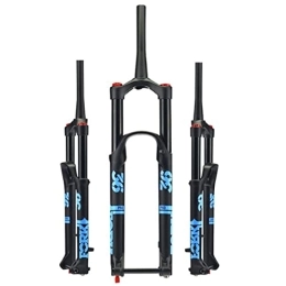 ZECHAO Spares ZECHAO Air Supension Front Fork 27.5 / 29inch, Rebound Adjustment Stroke 120mm 15 * 110mm 1-1 / 2" Mountain Bike Suspension Forks Accessories (Color : Blue, Size : 27.5inch)