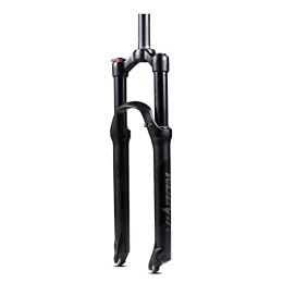 ZECHAO Mountain Bike Fork ZECHAO Bicycle Shock Absorber Forks, 26 / 27.5 / 29 Inch Travel 100mm Straight Tube / Tapered Tube Disc Brakes Damping Adjustment, For MTB Bike Accessories (Color : Straight tube, Size : 29inch)