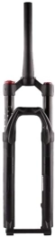 ZECHAO Mountain Bike Fork ZECHAO Bike Suspension Fork 26 27.5 29In, Thru Axle 100x15mm Disc Brake MTB Air Bicycle Front Fork 1-1 / 2'' Damping Adjust Travel 100mm Accessories (Color : Black, Size : 27.5inch)