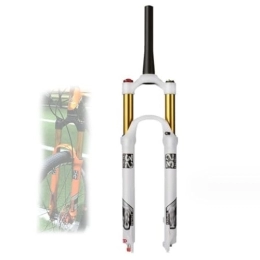 ZECHAO Spares ZECHAO Lightweight Alloy Mountain Bike Suspension Forks, 26 / 27.5 / 29er Disc Brake 120mm Travel Bicycle Shock Absorber Forks Rebound Adjust (Color : Tapered Manual Lock, Size : 27.5inch)