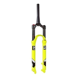 ZECHAO Mountain Bike Fork ZECHAO Magnesium Alloy Air Fork, 26 / 27.5 / 29 Inch Aluminum Alloy Shock Absorber Suspension Fork Stroke 120mm Disc Brakes Axle QR 9mm For MTB Accessories (Color : Cone tube HL, Size : 27.5inch)