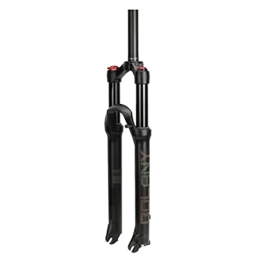 ZECHAO Mountain Bike Fork ZECHAO Magnesium Alloy Front Fork, 26 / 27.5 / 29 Inch MTB Air Fork Damping Adjustment Travel: 100mm Bicycle Accessories Manual Lockout Accessories (Color : Straight tube HL, Size : 29inch)