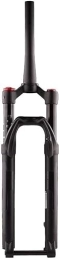 ZECHAO Mountain Bike Fork ZECHAO Mountain Bike Front Forks 27.5 / 29In, Damping Adjustment Travel 100mm Barrel Shaft 15x100mm Magnesium Alloy Air Fork Accessories (Color : Black, Size : 29 inch)