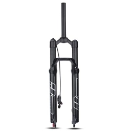 ZECHAO Mountain Bike Fork ZECHAO Mountain Bike Suspension Fork, 1-1 / 8" Aluminum Alloy 27.5 / 29in Stroke 140mm Air Fork Rebound Adjust 9mm Axle XC / AM / FR Bicycle Cycling Accessories (Color : Remote Lock, Size : 27.5inch)