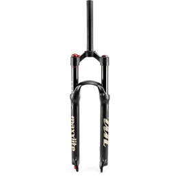 ZECHAO Spares ZECHAO Mountain Bike Suspension Forks, 26 / 27.5 / 29in Ultralight Aluminum Alloy 120mm Travel Air Supension Front Fork XC / AM / FR Bicycle Cycling Accessories (Color : Straight Manual Lock, Size : 27.5inch