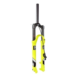 ZECHAO Mountain Bike Fork ZECHAO MTB Air Fork, 26 / 27.5 / 29 Inch 120mm Travel 1-1 / 8" Remote Lockout (RL) Disc Brakes, Axle: 9mm QR For Bicycle Accessories Accessories (Color : Straight tube RL, Size : 26inch)