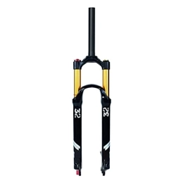ZECHAO Spares ZECHAO MTB Bicycle Suspension Fork, 26 / 27.5 / 29 Inch Air Fork QR 9mm Axle Disc Brake Rebound Adjustment Travel 140mm Bicycle Accessories Accessories (Color : Straight tube HL, Size : 26inch)