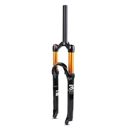 ZECHAO Mountain Bike Fork ZECHAO MTB Bicycle Suspension Fork, 26 / 27.5 / 29 Inch Magnesium Alloy Air Fork Stroke 120mm QR 9mm Shoulder Control, Bicycle Accessories Accessories (Color : Straight tube HL, Size : 29inch)