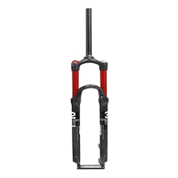 ZECHAO Mountain Bike Fork ZECHAO MTB Bicycle Suspension Fork, 26 / 27.5 / 29 Inch Stroke 120mm Manual Lockout (HL) Straight Tube Air Fork Bicycle Accessories Accessories (Color : Straight tube HL, Size : 26inch)