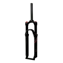 ZECHAO Spares ZECHAO MTB Bicycle Suspension Fork, 26 / 27.5 / 29 Inch Travel 100mm Disc Brake Manual Lockout Damping Adjustment, For Bicycle Accessories Accessories (Color : Bright black, Size : 27.5inch)