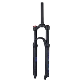 ZECHAO Mountain Bike Fork ZECHAO MTB Bicycle Suspension Fork, 26 / 27.5 / 29in Air Supension Front Fork 1-1 / 8" Rebound Adjustment Manual Lockout / Remote Lockout Accessories (Color : Black- Manual Lock, Size : 29inch)