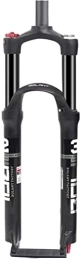 ZECHAO Mountain Bike Fork ZECHAO MTB Bike Suspension Fork 26 27.5 29In, Mountain Bicycle Air Magnesium Alloy Shoulder Lock Quick Release Travel 100mm 1-1 / 8" 1650g Accessories (Color : Black, Size : 29inch)