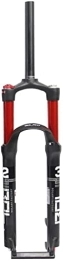 ZECHAO Spares ZECHAO MTB Bike Suspension Fork 26 27.5 29In, Mountain Bicycle Air Magnesium Alloy Shoulder Lock Quick Release Travel 100mm 1-1 / 8" 1650g Accessories (Color : Red, Size : 29inch)