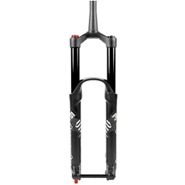 ZFF Spares ZFF 27.5 / 29 Inch Mountain Bike Air Suspension Fork MTB Front Fork 110 * 15mm Thru Axle Travel 160MM / 180MM Damping Adjustment 1-1 / 2" Shoulder Control Disc Brake For DH AM (Color : Black, Size : 29")