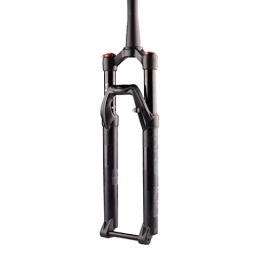 ZFF Mountain Bike Fork ZFF 27.5 29 Inch Mountain Bike Fork Travel 100mm Bicycle Air Suspension Fork With Damping Adjustment Thru Axle 15mm 1-1 / 2" ABS Lockout HL (Size : 27.5in)