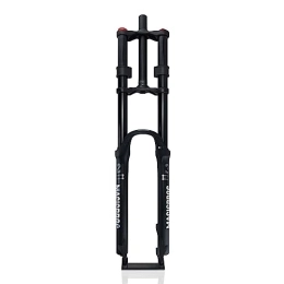 ZFF Spares ZFF DH Mountain Bike Suspension Fork 26 / 27.5 / 29'' MTB Air Fork Travel 160mm 1-1 / 8 Straight Double Shoulder Fork Manual Lockout QR 9 * 100MM (Color : NO damping, Size : 29in)