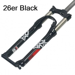 ZHENHZ Spares ZHENHZ Fork Suspension 2019 New 26 / 27.5 / 29er MTB All Aluminum Alloy Mechanical Fork Suspension Spring Fork Damping For Bicycle Accessories, Black-26