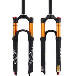 ZHTY Spares ZHTY 26 / 27.5 / 29 Air Rebound Adjust MTB Suspension Forks, Straight Tube 28.6mm QR 9mm Travel 115mm Crown Lockout Mountain Bike Forks, Gas Shock Absorber XC / AM / FR Bicycle Bike Suspension Fork