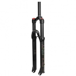 ZHTY Mountain Bike Fork ZHTY Mountain Bike Air Fork 26" 27.5" 29" Bicycle Suspension Fork MTB Remote Lock Out Damping Adjustment 1-1 / 8" Travel 100mm Black Gold