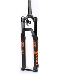 ZHTY Spares ZHTY Mountain Bike Front Fork 27.5 29 Inches Barrel Shaft 100 * 15mm Suspension Fork Turtle And Rabbit Damped Rebound Air Pressure Shock Absorber 39.8mm Cone Tube Bike Suspension Fork