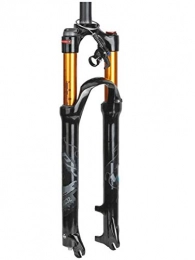 ZHTY Mountain Bike Fork ZHTY Mountain Bike Suspension Fork 26 / 27.5 / 29 Inch Air Fork MTB Straight 1-1 / 8" Travel 100mm XC Bicycle QR Hand Control Remote Control Suspension Fork
