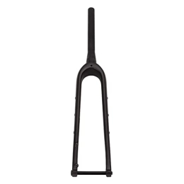 ZLXHDL Mountain Bike Fork ZLXHDL 1-1 / 8" T800 Bike Fork, 700C 28.6mm Threadless Tapered Tube, Lightweight Full Carbon Fiber Matte Bike Fork, for Road Mountain Bike Repair Parts Accessories