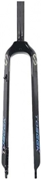 ZLYY Spares ZLYY Bicycle Fork, Carbon Fiber Cycling Suspension Forks Road Mountain Cycling Front Fork (Size : 26inch)