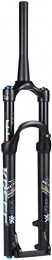 ZLYY Mountain Bike Fork ZLYY Mountain Bike Suspension Fork Alloy 28.6mm Disc Brake Air Fork 120mm Travel (Color : Tapered canal, Size : 27.5 inch)