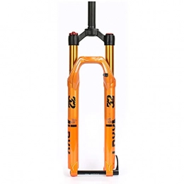 ZNDD Mountain Bike Fork ZNDD Mountain Bike Suspension Forks, Mountain Bike Fork Made Of Aluminum Alloy Air Fork Bicycle Suspension Fork With Damping Adjustment, Tapered Manual (A), 27.5