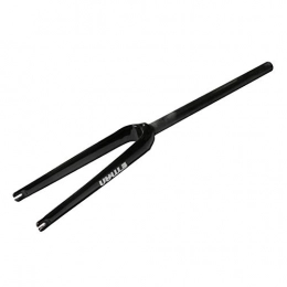 ZNND Spares ZNND BMX Front Fork, Carbon Fiber Folding Bike Carbon Fork, Suitable For 14 / 16 / 18 / 20inch (Color : Black, Size : 18inch)