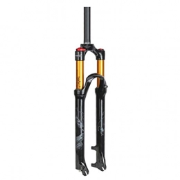 ZNND Spares ZNND Suspension Forks, Pneumatic Fork Shoulder Control / wire Control 26 / 27.5 / 29 Inch Mountain Bike Suspension Forks (Color : C, Size : 27.5 inch)