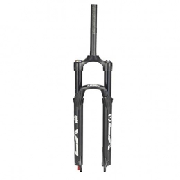 ZPPZYE Mountain Bike Fork ZPPZYE MTB Bicycle Fork 26 27.5 29 Inch Aluminum alloy 1-1 / 8" Air Suspension Fork with Rebound Adjust Travel 120mm (Color : Straight tube, Size : 27.5 INCH)