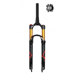 ZPPZYE Mountain Bike Fork ZPPZYE MTB Bicycle Suspension Fork 27.5 29 Inch, Ultralight Aluminium Alloy 1-1 / 8" Straight Tube 26 Inch Remote Control Fork 120mm (Color : B, Size : 27.5 INCH)