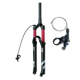 ZPPZYE Mountain Bike Fork ZPPZYE MTB Remote Control Forks 26 inch 27.5 ” Travel 140mm Straight Tube 1-1 / 8" 29er Bicycle Suspension Fork (Color : B, Size : 26 INCH)