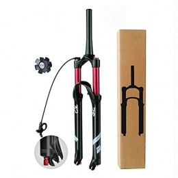 ZPPZYE Mountain Bike Fork ZPPZYE MTB Suspension Forks 26 / 27.5 / 29 Inch, Magnesium Alloy 1-1 / 8" Bicycle Steerer 28.6mm Remote control fork Travel 140mm (Color : Remote control B, Size : 27.5")