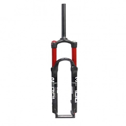 ZPPZYE Mountain Bike Fork ZPPZYE Shoulder Control Forks 26 27.5 29 inch, Aluminum Alloy MTB Suspension Fork 1-1 / 8 ”Bicycle Suspension Fork 120mm (Color : Red, Size : 26 INCH)