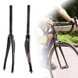 ZQNHXY Mountain Bike Fork ZQNHXY Road Bike Fork, MTB Bicycle Disc Brake Carbon Fork, Carbon Road Bicycle Fork, for 28.6mm 700C 1-1 / 8