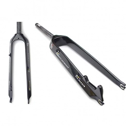 ZQNHXY Mountain Bike Fork ZQNHXY Road Bike Fork, Ultralight Carbon Fiber Road Bicycle Fork, 26" / 27.5" / 29" Inch Mountain Bike MTB Bicycle Full Carbon Front Fork, S