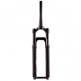 ZQW Mountain Bike Fork ZQW 27.5 / 29 Inch Bicycle Suspension Fork, MTB Downhill Fork Air Damping Disc Brake Bike Shock Absorber Straight Tube 1-1 / 2" HL Travel 105mm Thru Axle 15mm (Color : A, Size : 29inch)