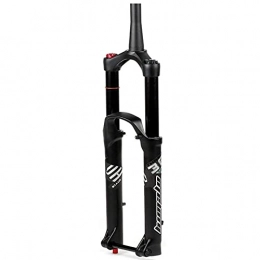 ZQW Mountain Bike Fork ZQW 27.5 29 Inch Mountain Bike Fork, Bicycle Air Suspension Fork DH AM MTB Fork Hand Control Cone Tube 1-1 / 2" Disc Brake Thru Axle 15 * 110mm Travel 160mm (Color : A, Size : 29inch)